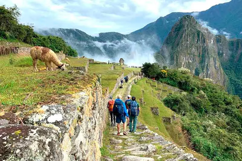 Camino del Inca esculpido en la roca